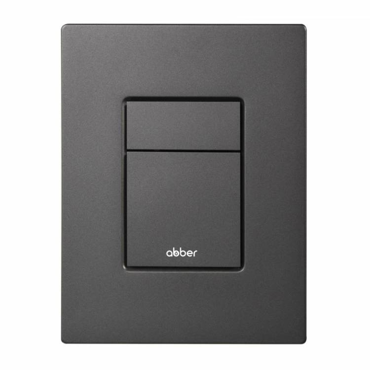 Кнопка смыва Abber AC0123NG пневматическая, никель
