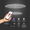 Подвесной светодиодный светильник Eurosvet Imperio 90241/2 белый/ серебро Smart фото 5
