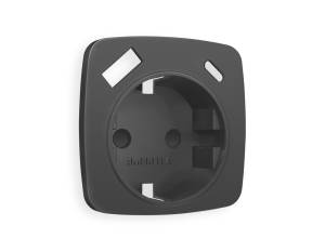 Лицевая панель для электрической розетки с заземлением со шторками 2USB A+C Ambrella Volt Omega OP9100