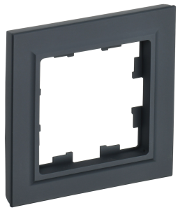 Рамка 1-постовая IEK Brite BR-M12-K53 графит
