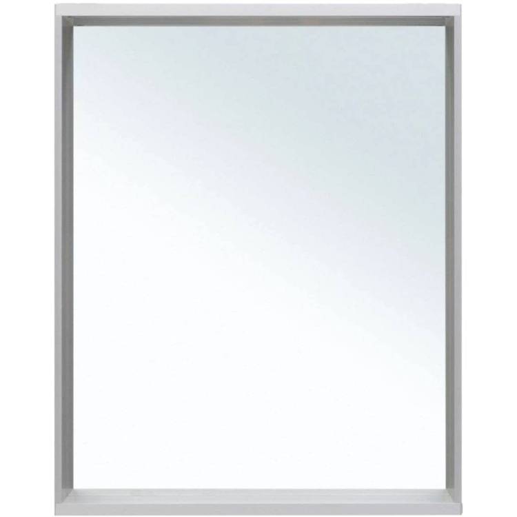 Зеркало Allen Brau Reality 60 1.32016.02 с LED подсветкой, серебро брашированное, 750x600x140