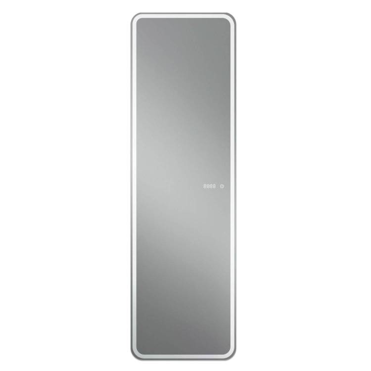 Зеркало с подсветкой и часами Art&Max Terni 450x1500" AM-Ter-450-1500-DS-F-T