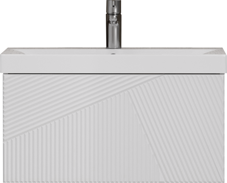 Тумба под раковину Velvex Edge 70.1Y белый глянец