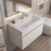 Тумба под раковину Uperwood Eva 3930213462 подвесная, выдвижной ящик, дуб харбор белый, 60 см фото 6