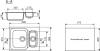 Комплект Мойка кухонная Ulgran U-106-302 песочная + Смеситель для кухни Ulgran U-001-302 песочный фото 4
