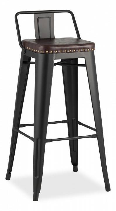 Стул барный Stool Group Tolix Soft LF630A MATTE BLACK 3474+PU7005 черный матовый