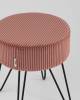 Пуф Stool Group Спейси vd-spacy-cl-coral коралловый, велюр рельефный фото 4