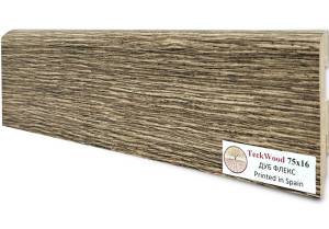 Плинтус Teckwood Цветной Дуб Флекс 2000x75x16