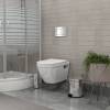 Унитаз подвесной Teymi Vitra T40804 безободковый, с сиденьем микролифт, белый фото 4