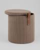 Пуф Stool Group Руни S 24A2064CG-L-3 коричневый, вельвет, с ящиком фото 5