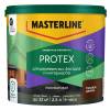 Пропитка защитная для деревянных фасадов и интерьеров Masterline Protex тиковое дерево 2.5 л
