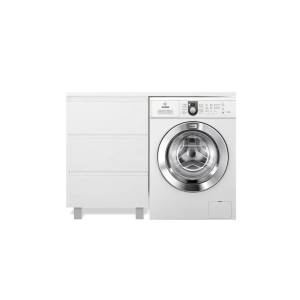 Тумба с раковиной Эстет Dallas Luxe 110 напольная, 3 ящика, под стиральную машину, L