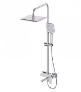 Душевая стойка Wonzon & Woghand Forza WW-739031-BN брашированный никель