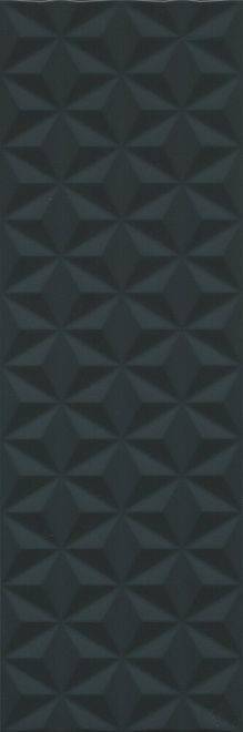 Керамическая плитка Kerama Marazzi Диагональ 12121R черный структура обрезной 25x75