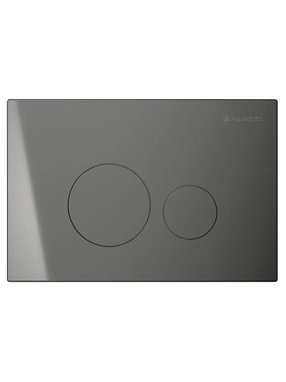 Кнопка смыва Aqueduto Circulo Novo CIR0245 оружейная сталь