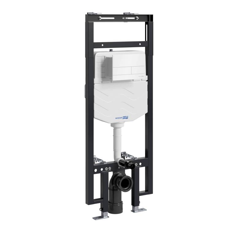 Система инсталляции для унитазов Wasserkraft Dinkel 58TLT.010.ME.WH04 клавиша белый