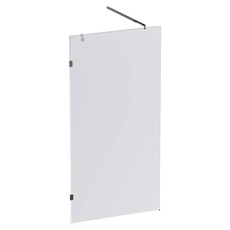 Душевая перегородка Am.Pm X-Joy W94UWI-100-F1-MTE профиль хром матовый, стекло прозрачное, 100x195