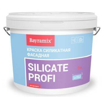 Краска фасадная силикатная Bayramix Silicate Profi 423 9л