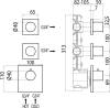 Скрытая часть Bossini OKI 2 Outlets LP Z030201 фото 3