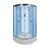Душевая кабина AvaCan EM2790LED+GM с подсветкой и гидромассажем, 90x90x220