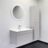 Тумба с раковиной Comforty Мадрид-80 00-00018685 подвесная, серый шелк фото 3