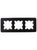 Рамка 3-постовая IEK Brite BR-M32-M-01-K02 черный фото 3