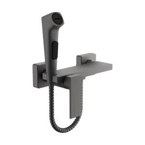 Гигиенический душ Belz B55653-3 со смесителем, оружейная сталь