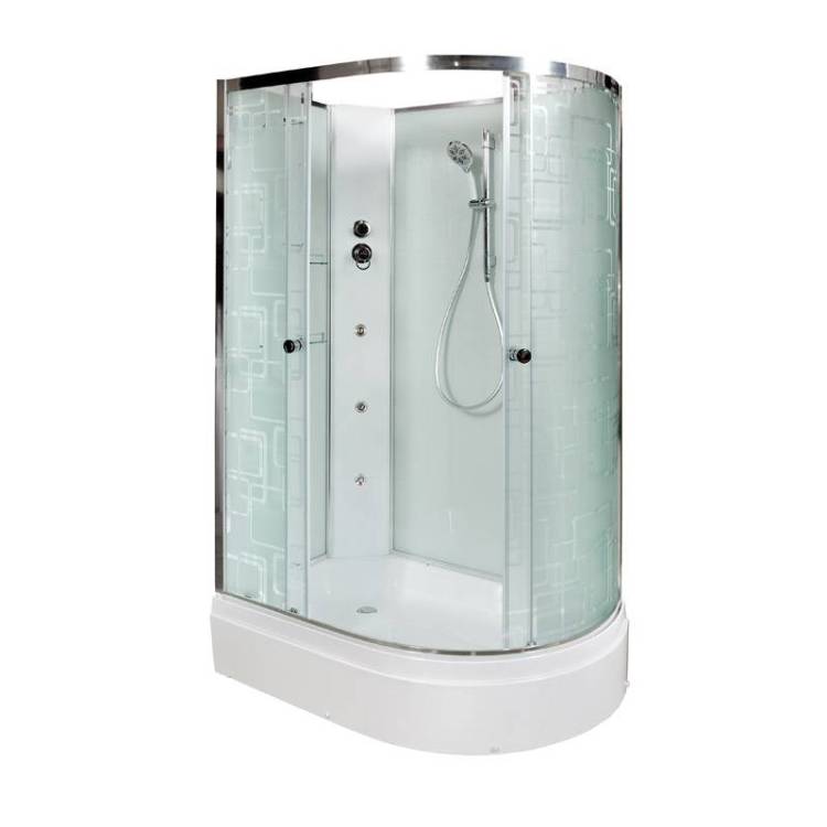 Душевая кабина AvaCan EM2712LNGM с гидромассажем, 120x80x210