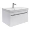 Тумба с раковиной Comforty Валдай-80П 00-00019144 белый матовый