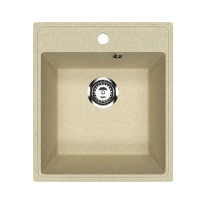 Мойка кухонная Uperwood Econ UPD-404 4910201224 бежевая матовая, 42.5x48.5