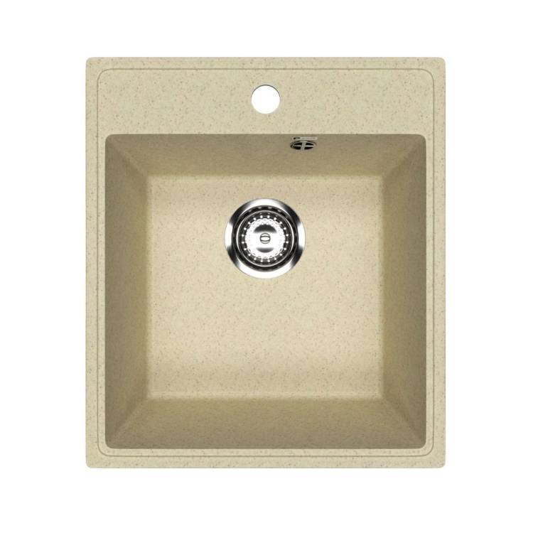 Мойка кухонная Uperwood Econ UPD-404 4910201224 бежевая матовая, 42.5x48.5