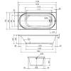 Ванна акриловая AM.PM X-Joy W94A-170-075W-A 170х75 см фото 11