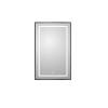 Зеркало BelBagno SPC-KRAFT-500-800-LED-TCH-WARM-NERO с подсветкой, сенсорным выключателем и подогревом, 80x50
