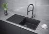 Мойка кухонная Paulmark Extensio 99 PM989950-AN Антрацит, 99x50 фото 3