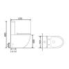 Унитаз-компакт Orange C05-000w сиденье с микролифтом фото 5