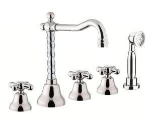 Смеситель на борт ванны Fiore Margot 26CR0607 хром
