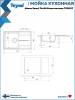 Мойка кухонная Teymi Hanna Smart T120117 белая матовая, 74x48 фото 12