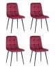 Набор из 4 стульев Stool Group Одди AV 406N-Cbor-08 X4 красный