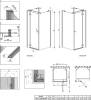 Душевой уголок Radaway Almatea KDJ+S 90x120Lx90 фото 9