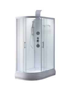 Душевая кабина Taliente TA-128CW(R) профиль белый, стекло прозрачное, 120x80x220