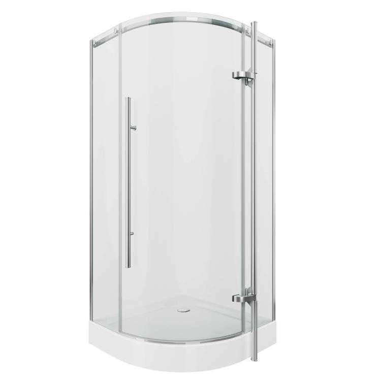 Душевой уголок Grossman GR-5090 Style 90x90x190 полукруг, дверь распашная