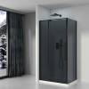 Душевой уголок Black&White S812 BG 8121000G 100x100 Черный фото 2