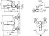 Смеситель для ванны с душем Bravat Eler F6191238CP-01 фото 2