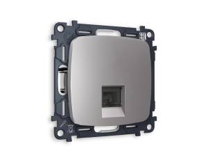 Комплект механизма компьютерной розетки Ambrella Volt Omega MO512010