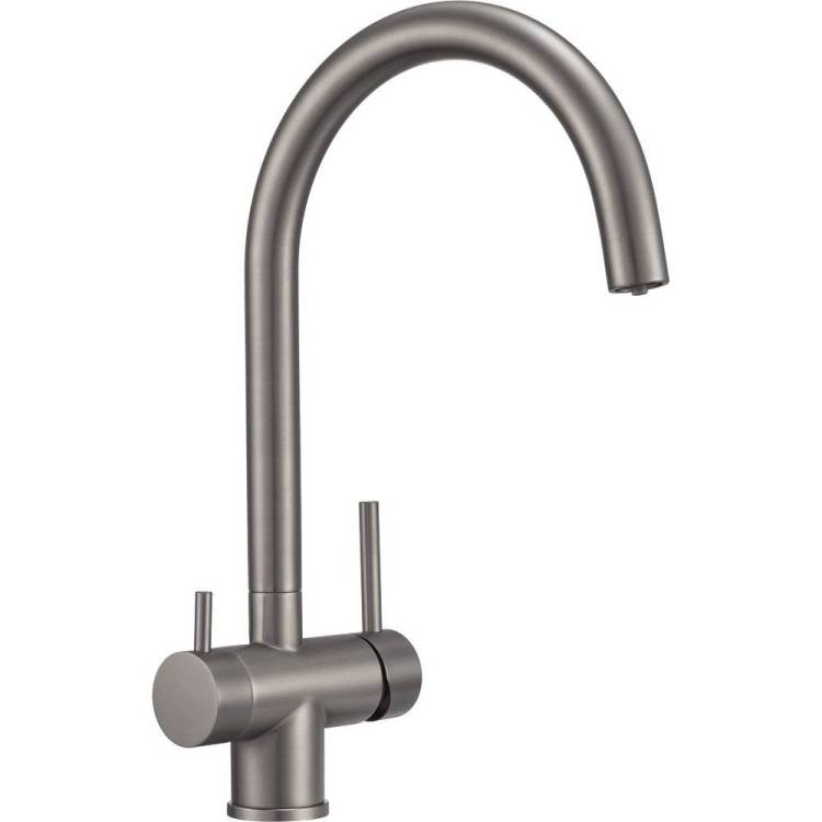 Смеситель для кухни Milacio Ultra MCU.554.GM вороненая сталь