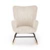 Кресло-качалка Halmar Belmiro V-CH-BELMIRO-FOT-KREMOWY кремовый фото 6
