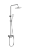 Душевая стойка ESKO ST300GRAPHITE со смесителем, черный
