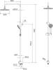 Душевая стойка Milardo Shower Set 3703F24M76 фото 8