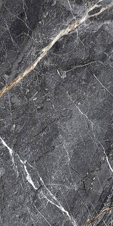 Керамогранит Supergres Ceramiche Purity Brecce BE6X Breccia Nera Lux RT 60x120