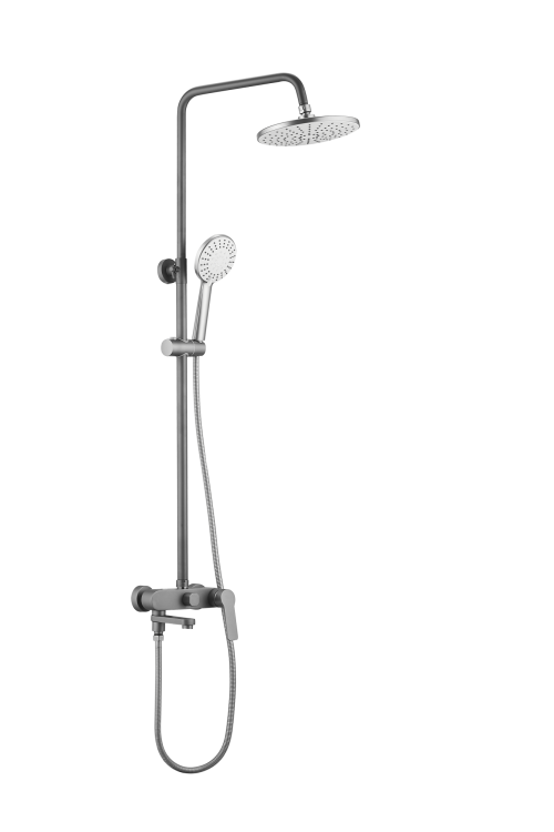 Душевая стойка ESKO ST300GRAPHITE со смесителем, черный